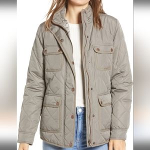 Thread & Supply Fleece Lined Quilted Utility Jacket